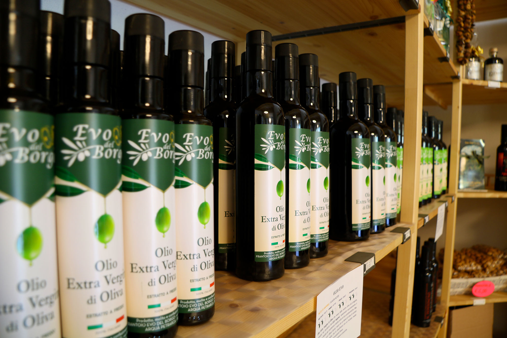 La nostra vendita di olio di oliva Frantoio Evo del