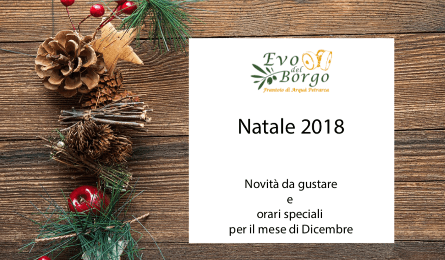 Natale 2018 Frantoio Evo